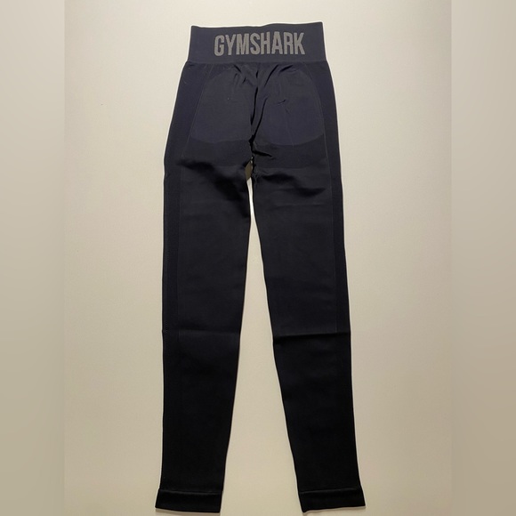 Gymshark Flex High Waisted Leggings - Black/Charcoal - Size Small - Picture 1 of 2